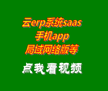 云erp系統(tǒng)局域網(wǎng)絡(luò)版saas模式服務手機app