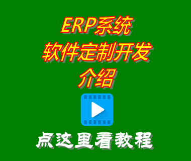 ERP系統軟件定制開發(fā)