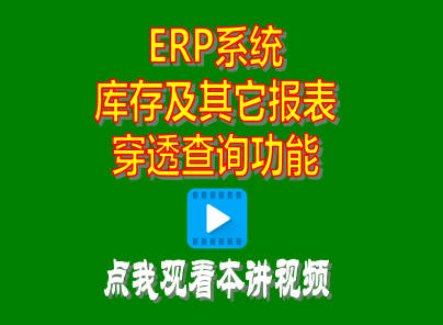 企管王ERP軟件中庫存報(bào)表其它報(bào)表穿透查詢功能操作方法